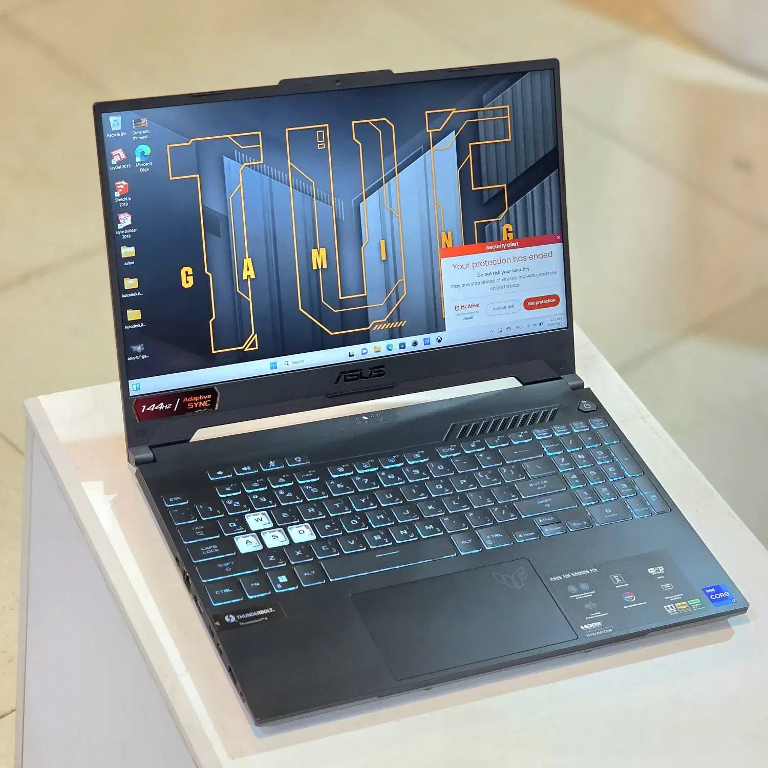 لپتاپ ایسوس TUF Gaming FX507ZC آنباکس|رایانه همراه|شیراز, ملاصدرا|دیوار