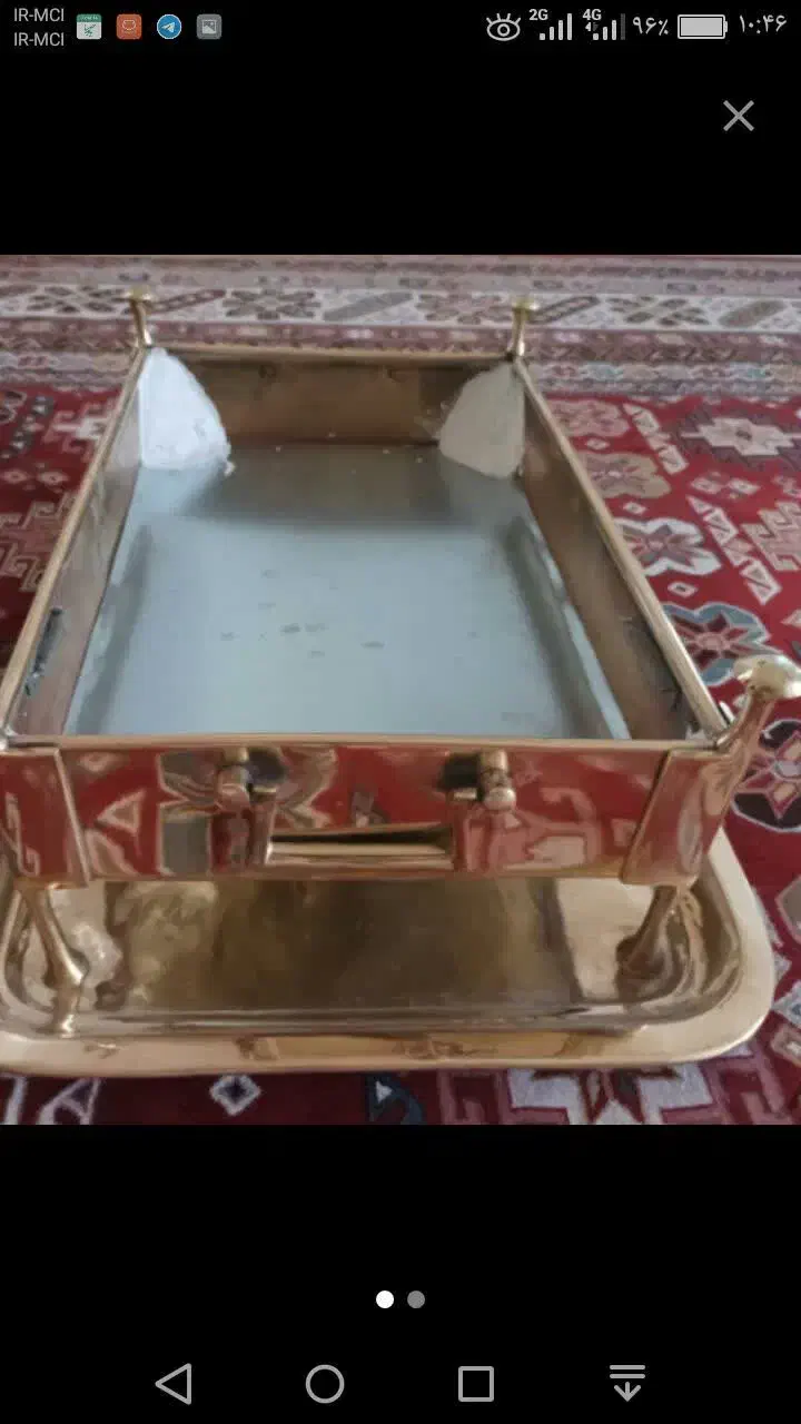 منقل برنجی|صنایع دستی و سایر لوازم تزئینی|یزد, |دیوار
