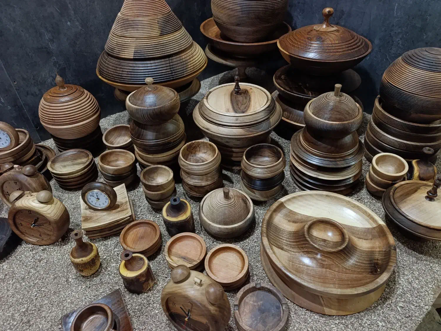 ظروف چوبی|ظروف سرو و پذیرایی|چهاردانگه (تهران), |دیوار