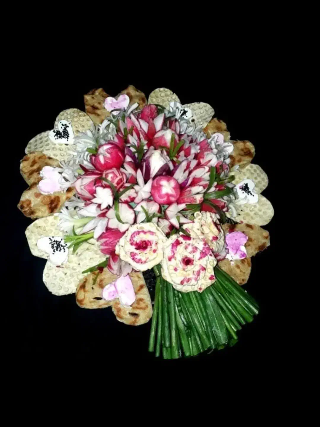 تزئین نان و پنیر سفره عقد،خلعتی|خوردنی و آشامیدنی|قم, نوقطار|دیوار