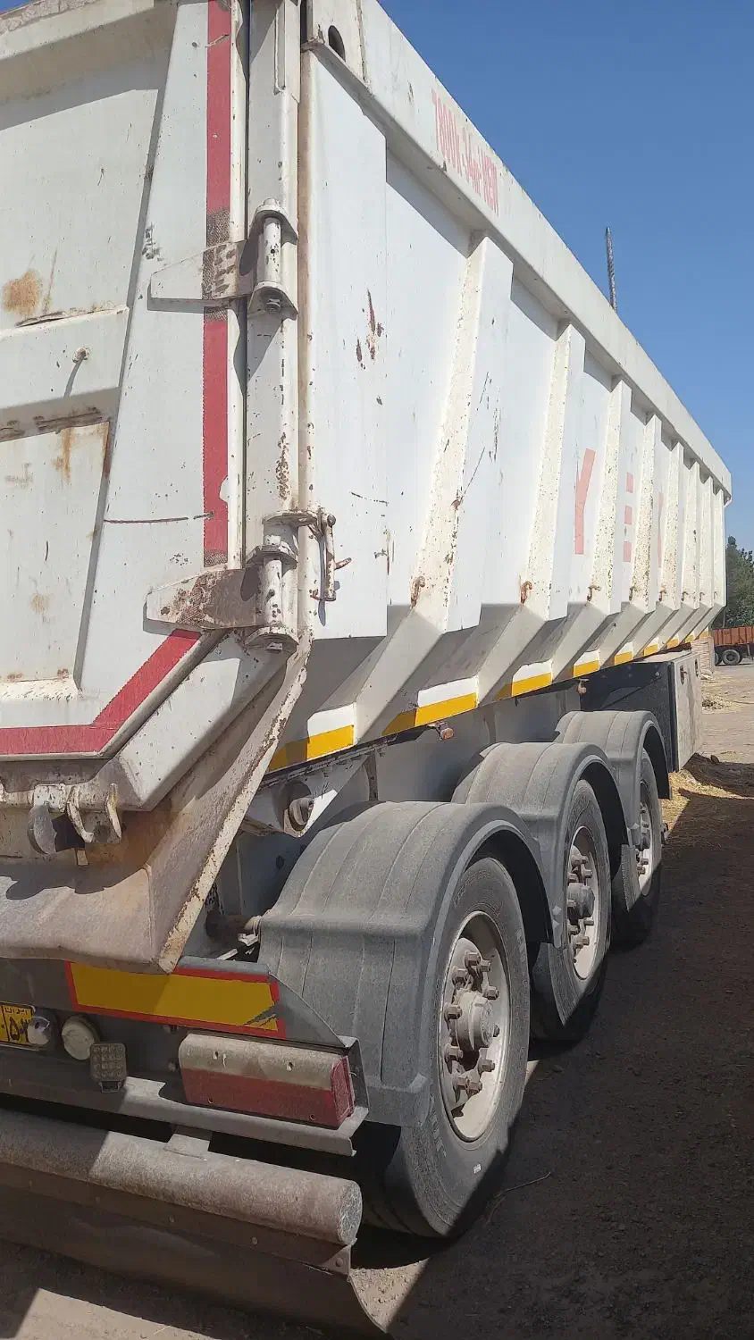 تریلی کمپرسی سه محور|خودرو سنگین|ابریشم, |دیوار