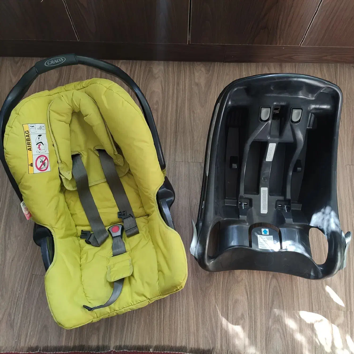 کریر گراکو اصل همراه با فیکساتور ماشین|تخت و صندلی بچه|کرج, اتحاد|دیوار