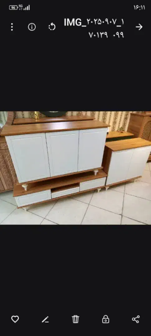 ست کامل( میز، کنسول و جاکفشی)|میز تلویزیون|رشت, حومه رشت|دیوار