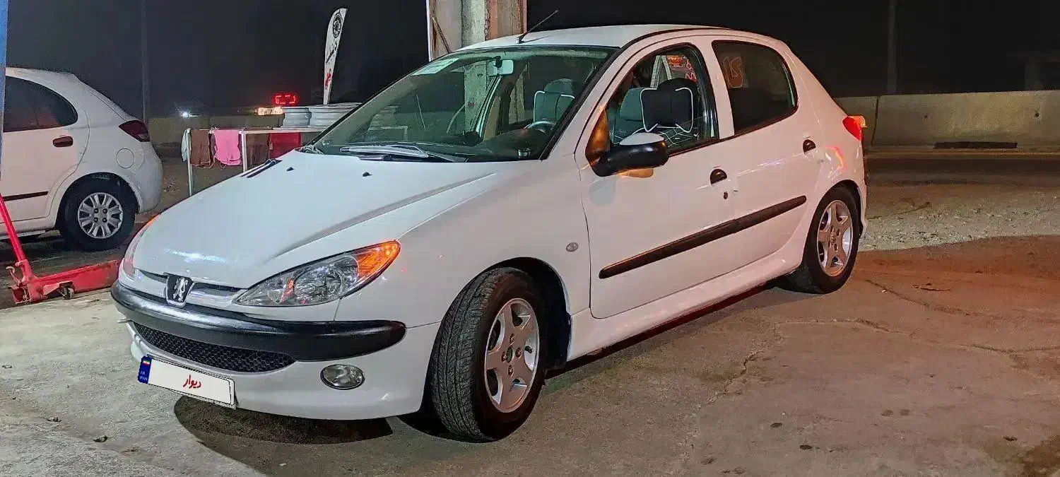 206 مدل 83در حد|خودرو سواری و وانت|رشت, ولکس|دیوار