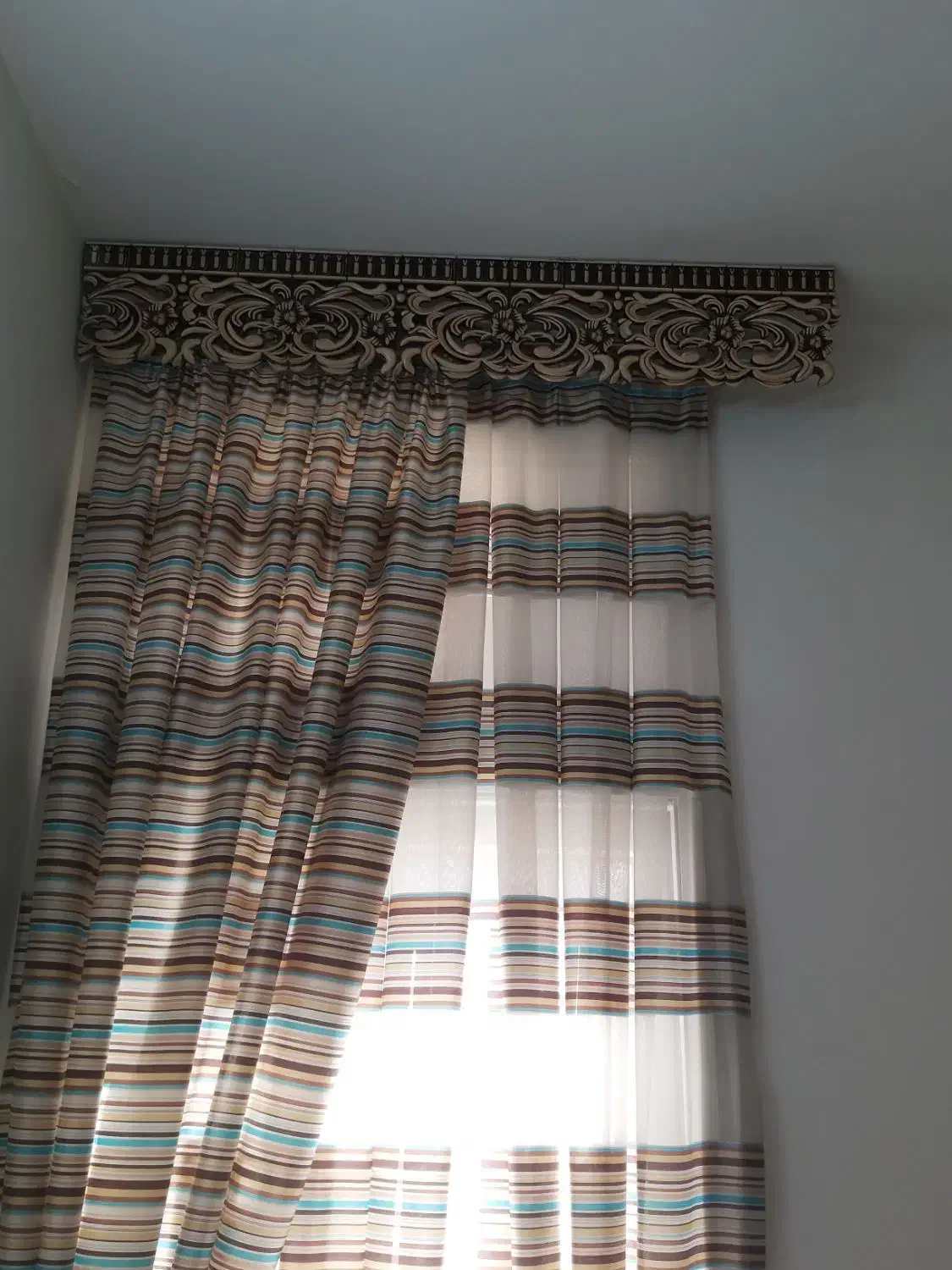 پرده اتاق خواب یا آشپزخانه|پرده، رانر، رومیزی|تهران, والفجر (افسریه)|دیوار