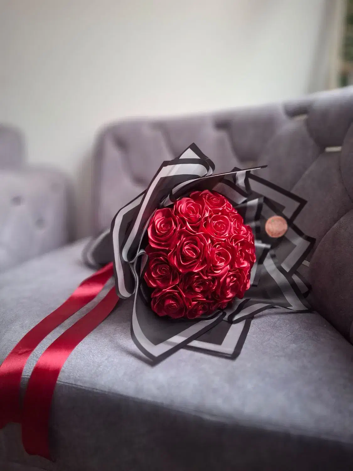 همه مدل گل روبانی با کیفیت زیر قیمت بازار|گل مصنوعی|شیراز, پشم شیشه|دیوار