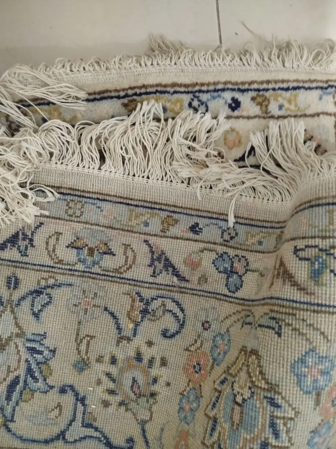 جفت نه متری دست بافت کاملا سالم بافت کاشان|فرش|فردیس, قریشی|دیوار