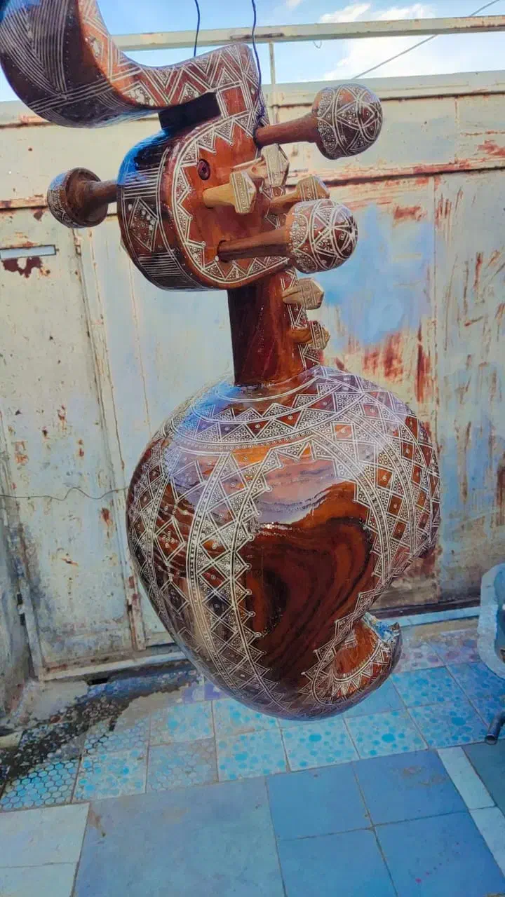 ساخت چنگ(قیچک، سروز) ازمبتدی تاپیشرفته|سازهای سنتی|بندرعباس, |دیوار