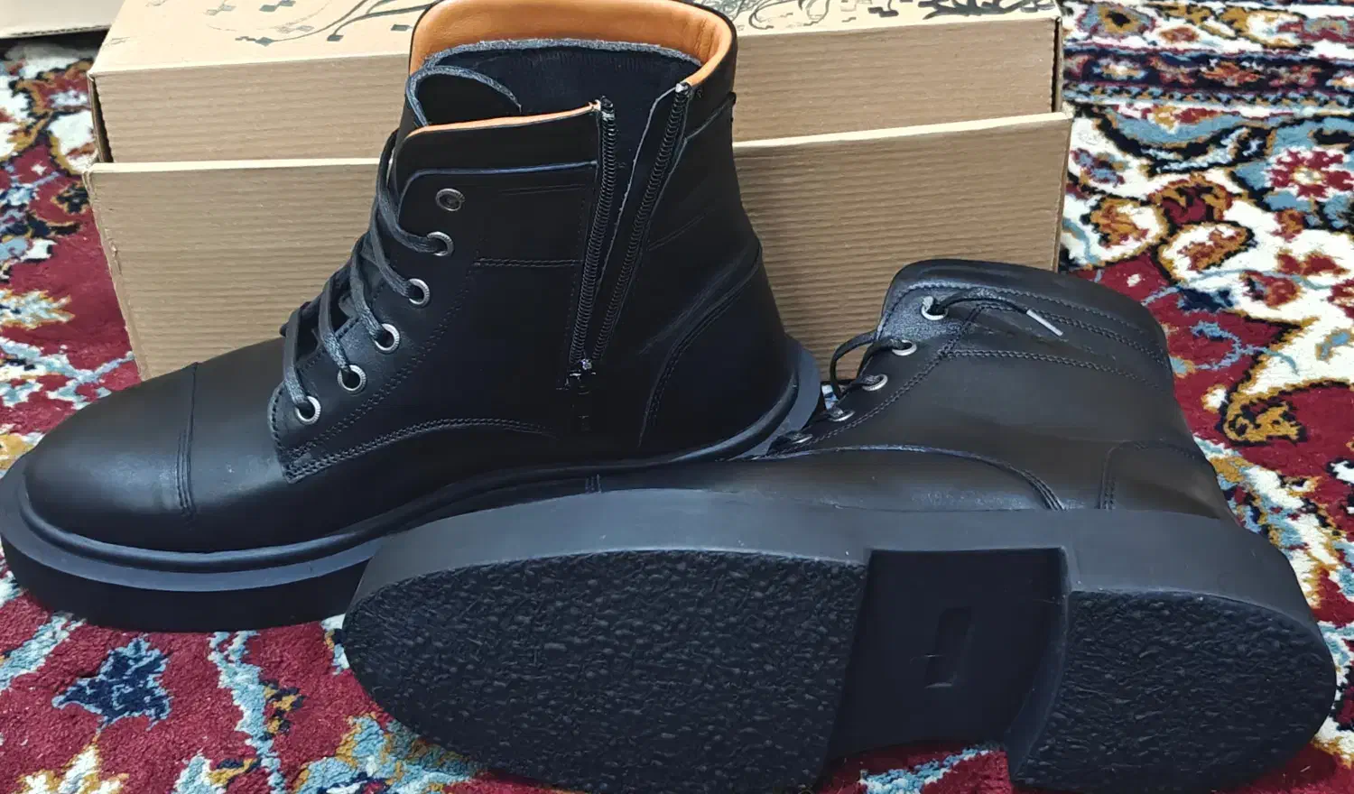 کفش بوت چرم طبیعی مردانه سایز 41|کیف، کفش، کمربند|سبزوار, فرهنگیان|دیوار