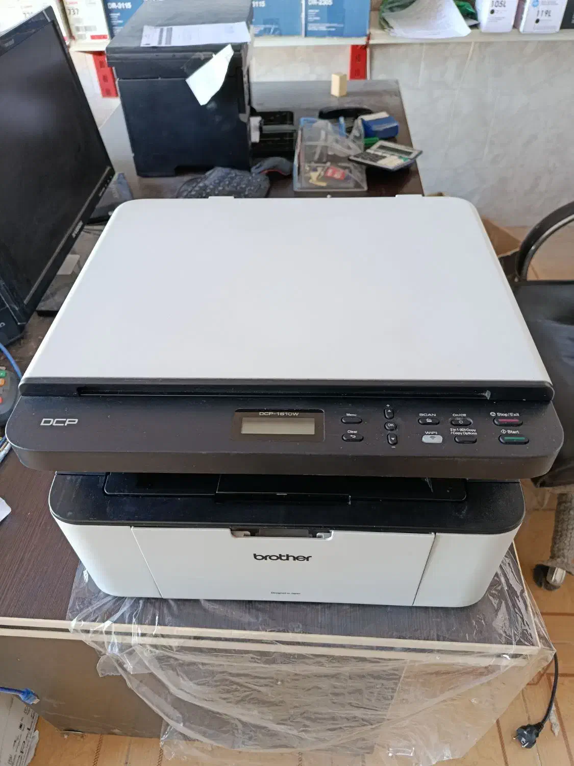 پرینتر سه کاره brother 1610w|پرینتر، اسکنر، کپی، فکس|میبد, |دیوار