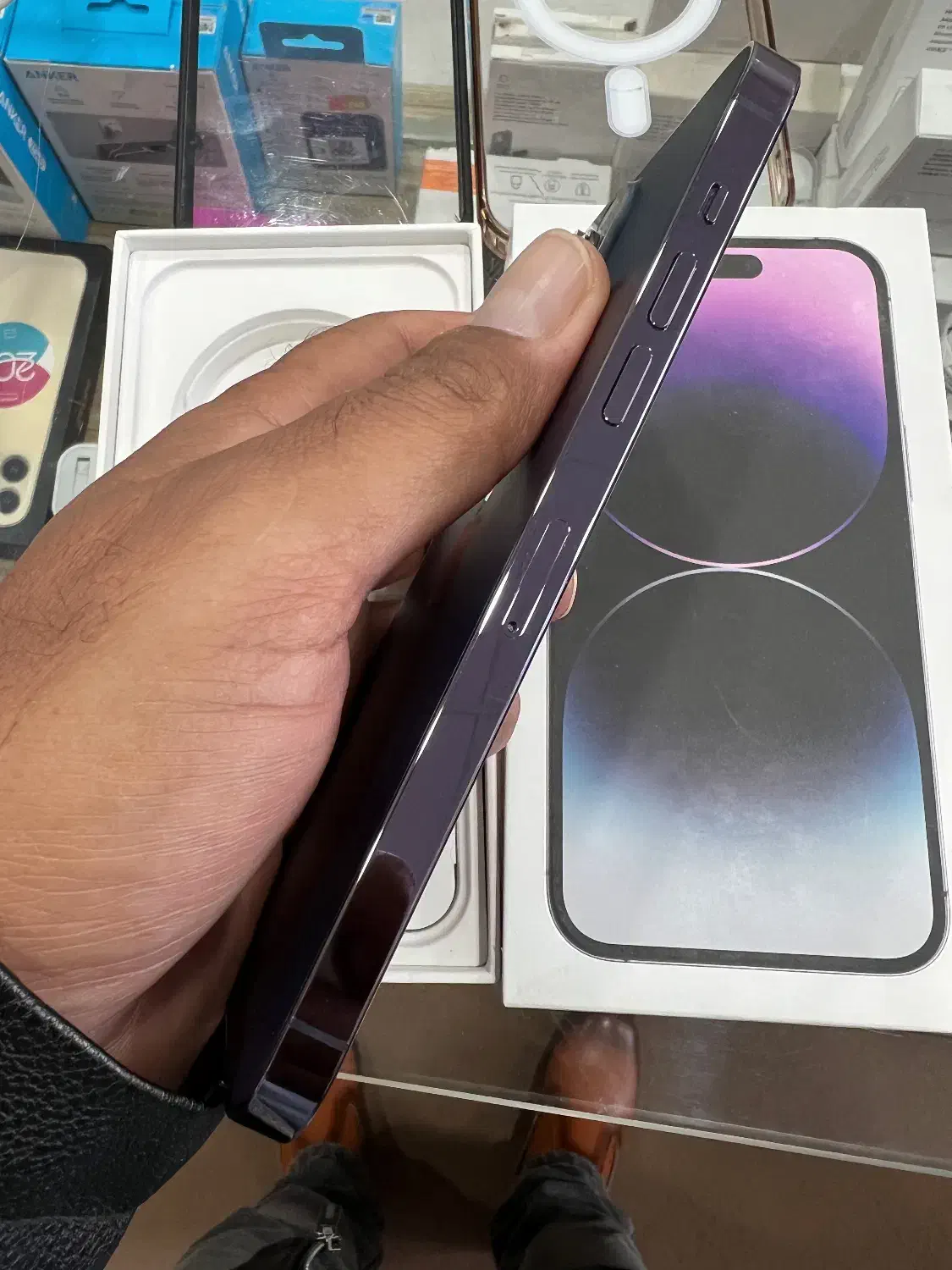 آیفون ۱۴ پرومکس ۲۵۶ دوسیم رجیستر|موبایل|کرمان, |دیوار