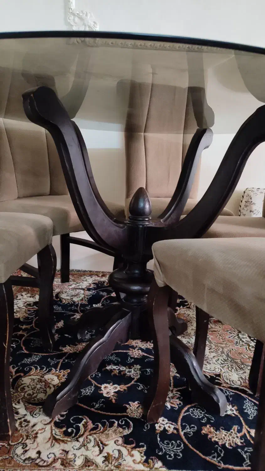 میز ناهار (نهار) خوری شش نفره|میز و صندلی غذاخوری|خرم‌آباد, |دیوار