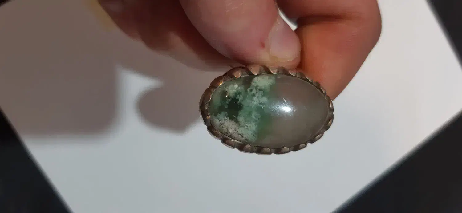 انگشتر نقره/مردانه/عقیق/شجر/دست ساز|جواهرات|باقرشهر, |دیوار