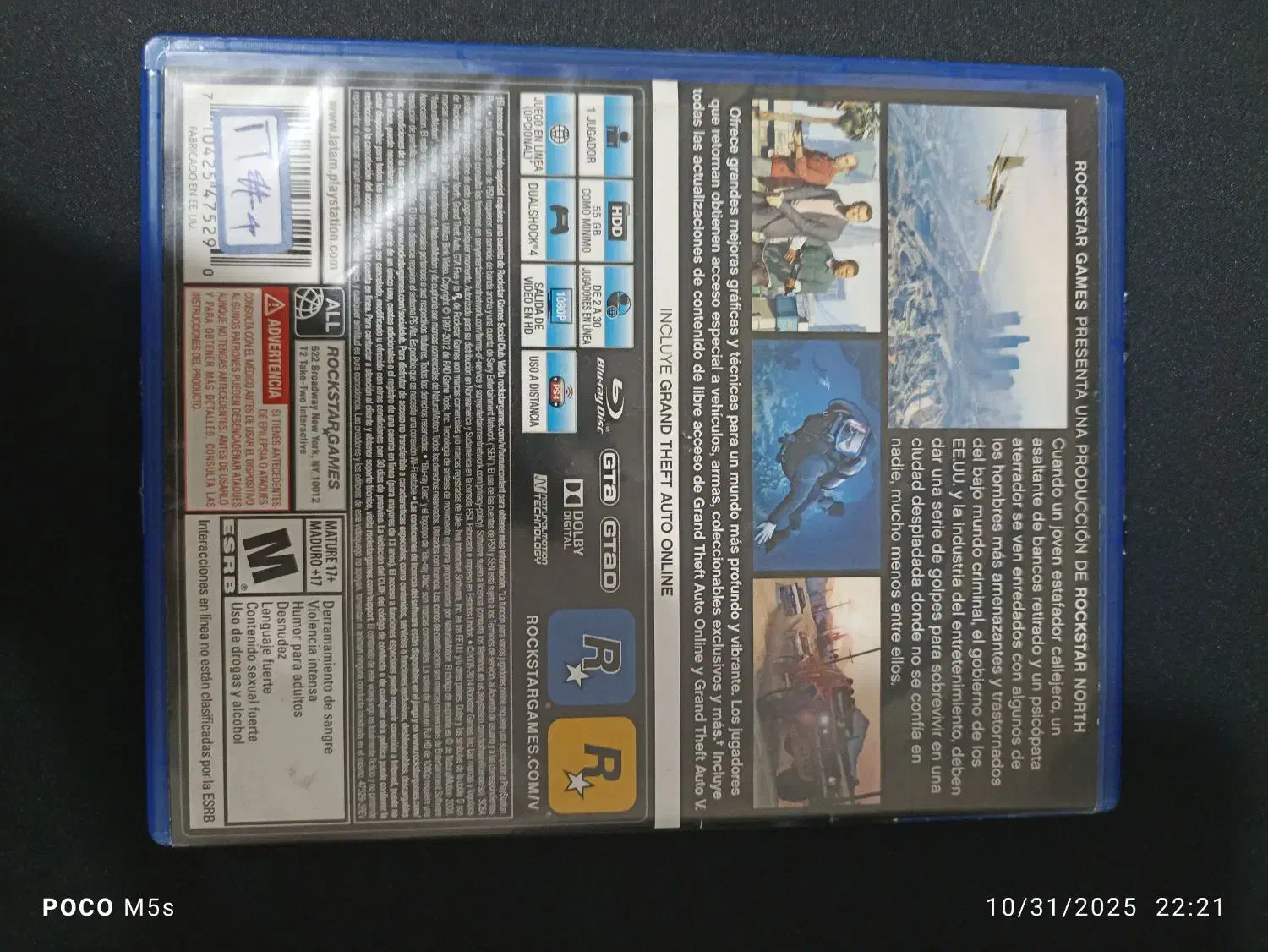 سی دی بازی Gtav برای Ps4|کنسول، بازی ویدئویی و آنلاین|ری, شهید بهشتی|دیوار