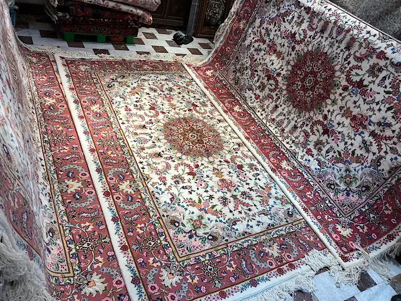 فرش دستباف جفت ۹ متری کاشمر علیا نو آکبند دستبافت|فرش|تهران, مولوی|دیوار