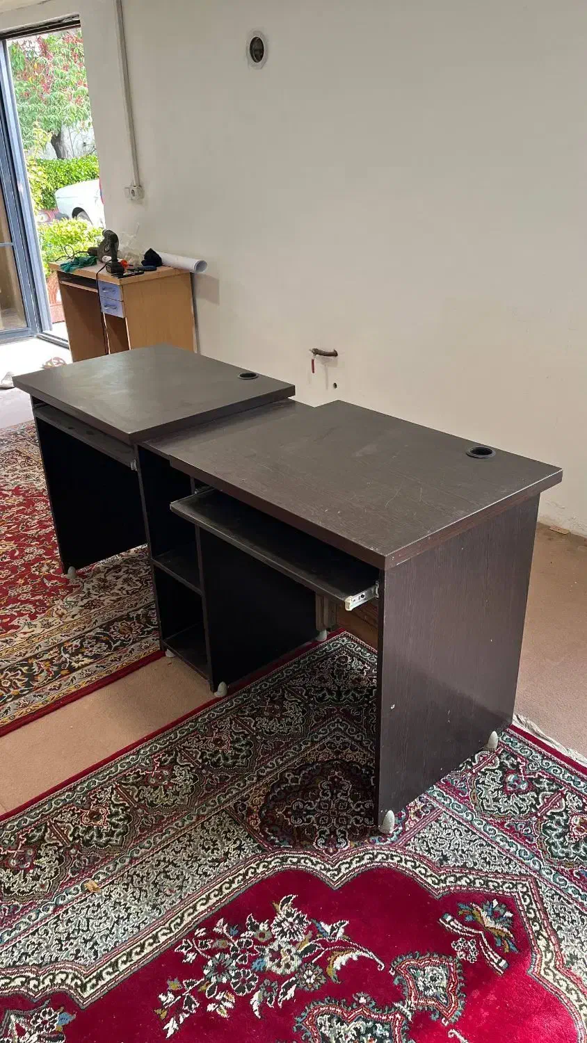 میز کامپیوتر اداری ۲ نفره|میز تحریر و کامپیوتر|بندر انزلی, پیل علی باغ|دیوار