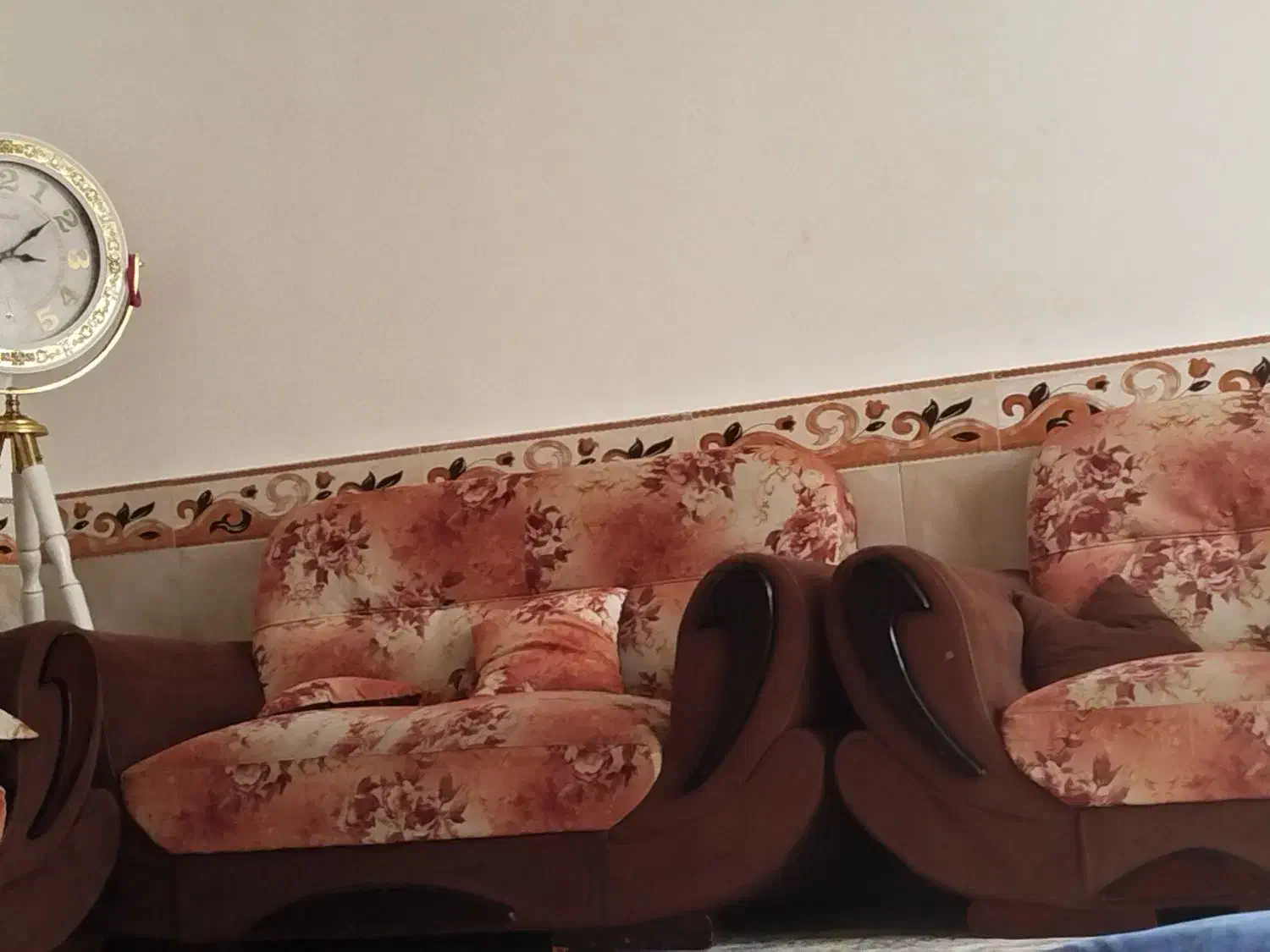 مبل هفت نفره مخمل|مبلمان خانگی و میز عسلی|چناران, |دیوار