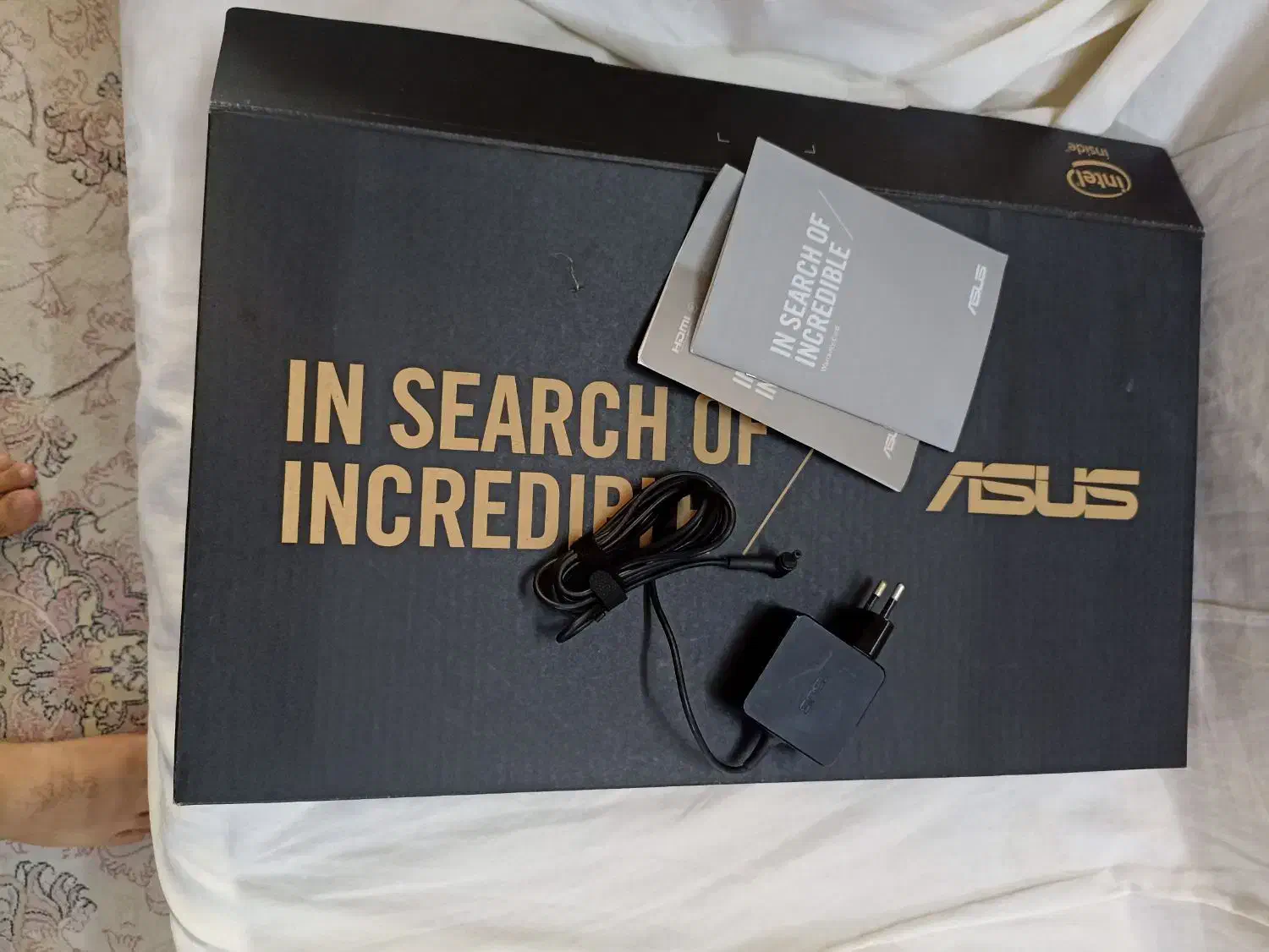 Asus VivoBook X541na کارتن شارژر|رایانه همراه|اصفهان, آهنگران|دیوار