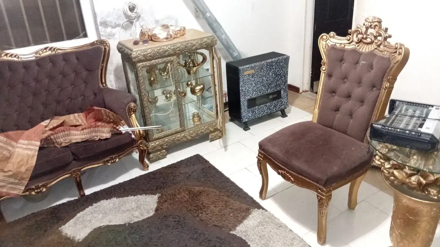 مبل ومیزناهارخوری جور۸نفره|مبلمان خانگی و میز عسلی|رویان, |دیوار