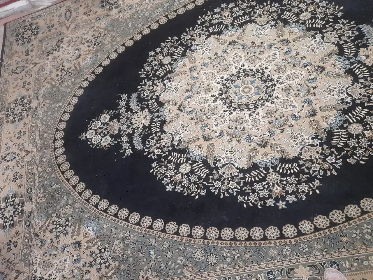 فرش 3×4 350 شانه تمام نخ|فرش|مشهد, عسگریه|دیوار