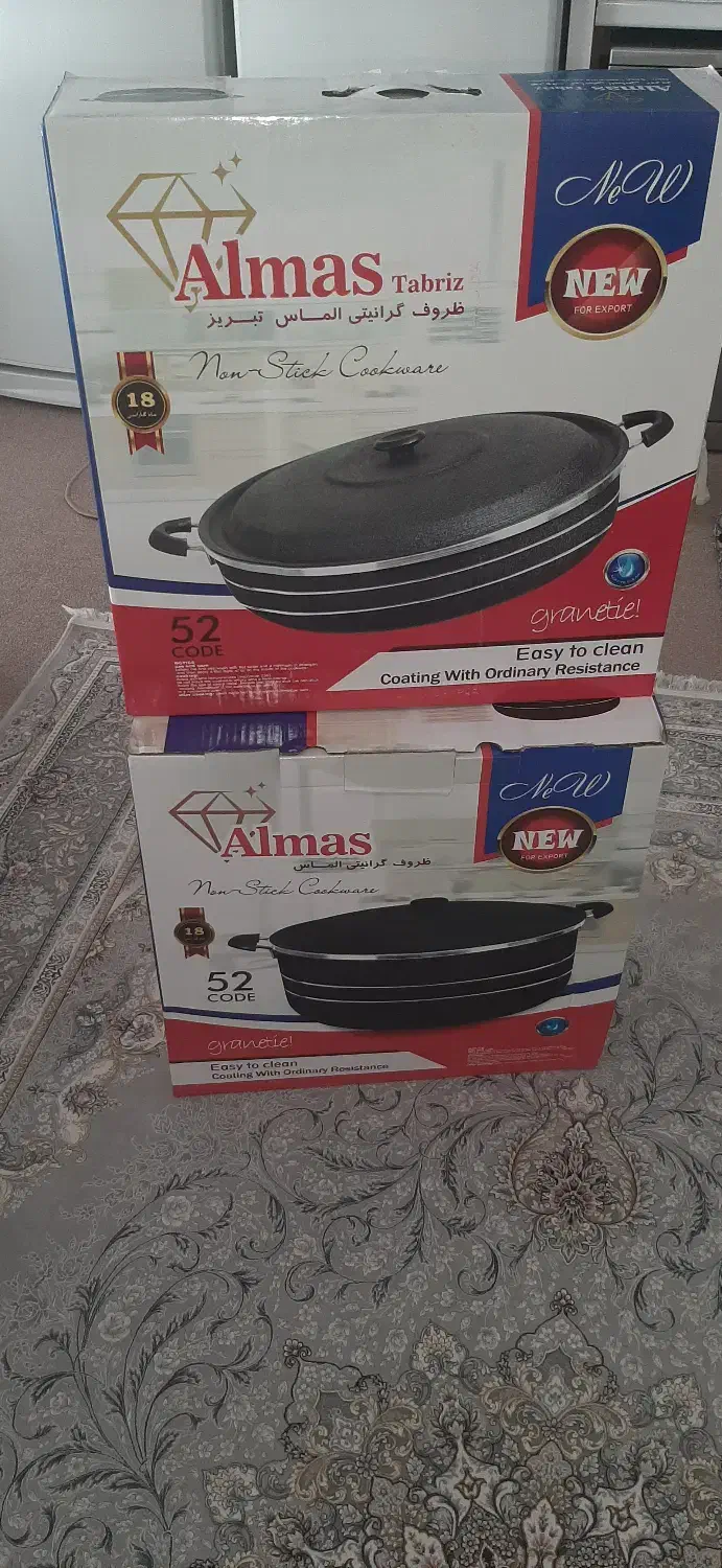 قابلمه و تابه سایز ۵۲ نو همراه کارتن|ظروف پختوپز|شهرکرد, |دیوار