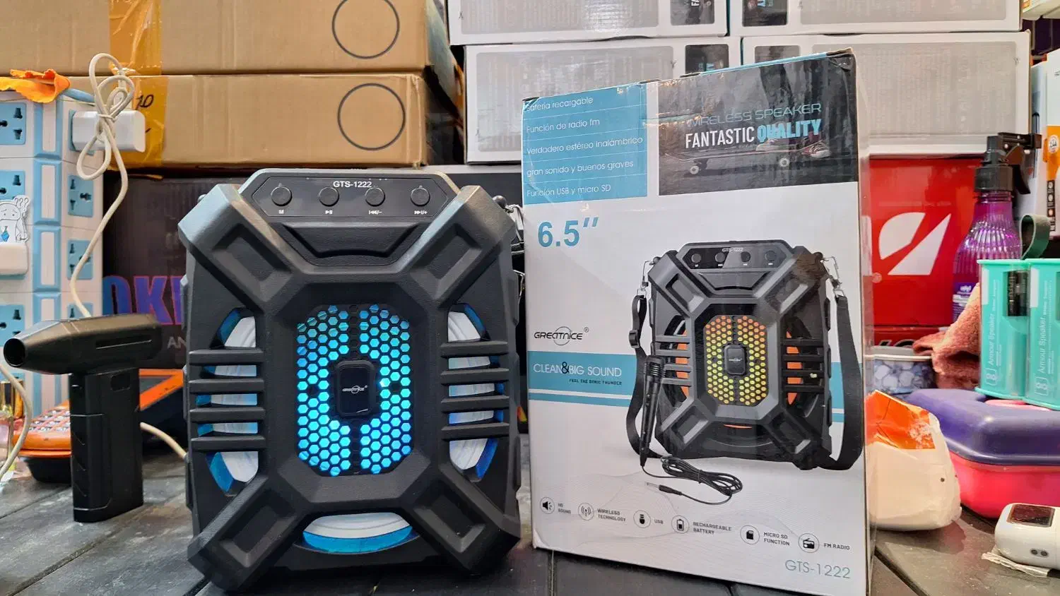 اسپیکر بند دار با میکروفون سیمی|پخشکننده همراه|اصفهان, مفتح|دیوار