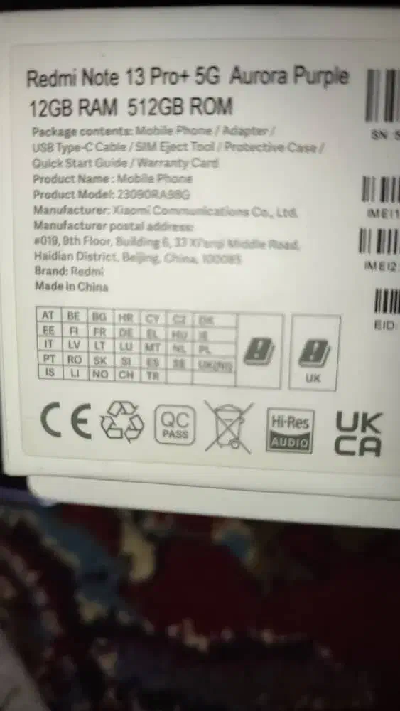 گوشی نوت 13 پرو پلاس 5g|موبایل|الشتر, |دیوار