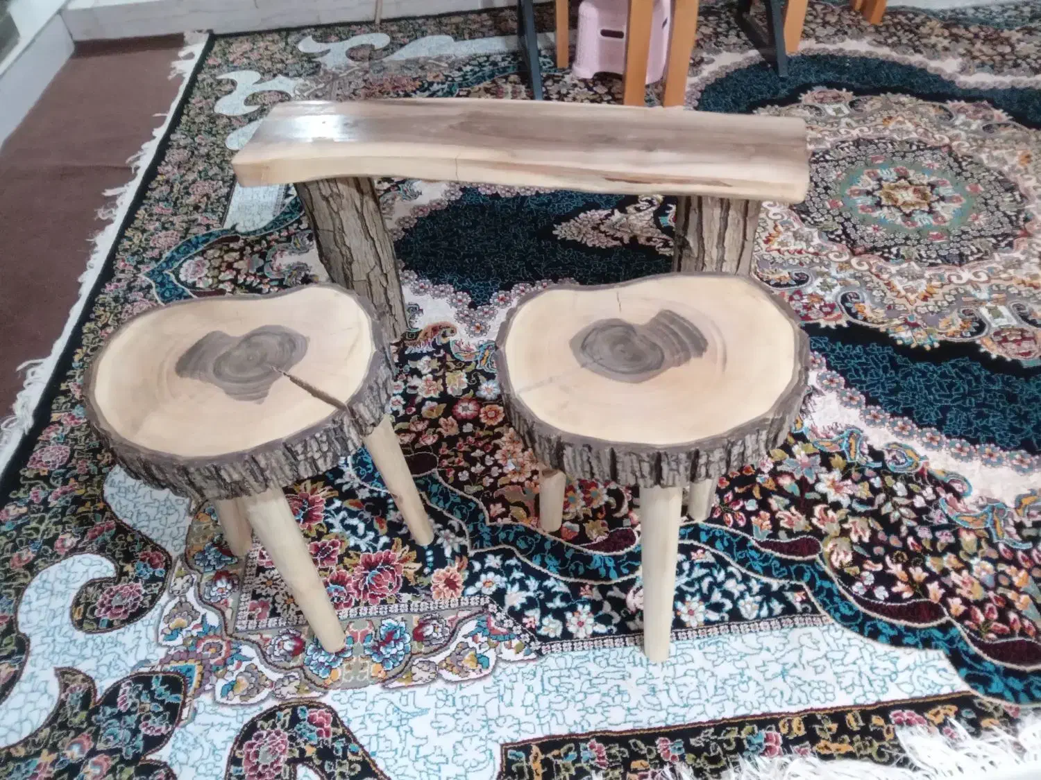 پایه تنه درختی برای کافی شاپ وباغ|صندلی و نیمکت|نیشابور, شهید بهشتی|دیوار