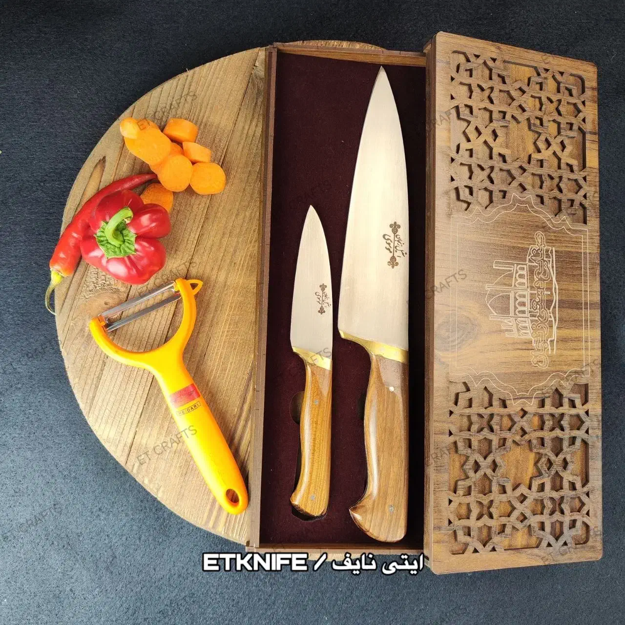 ست چاقو آشپزخانه موسوی با پوستکن هدیه ویژه روزمادر|ظروف پختوپز|تهران, ایرانشهر|دیوار