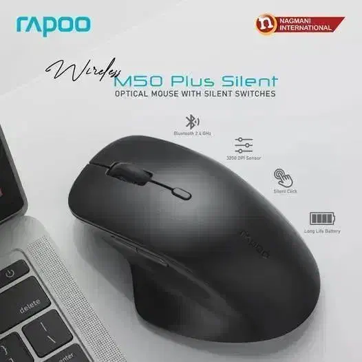 موس بی سیم سایلنت Rapoo|قطعات و لوازم جانبی رایانه|بیرجند, |دیوار