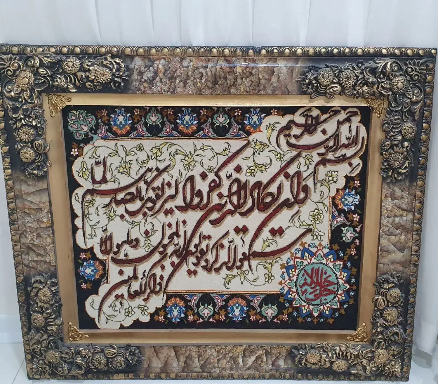 تابلو دستبافت در حدو نو|تابلو فرش|قزوین, |دیوار
