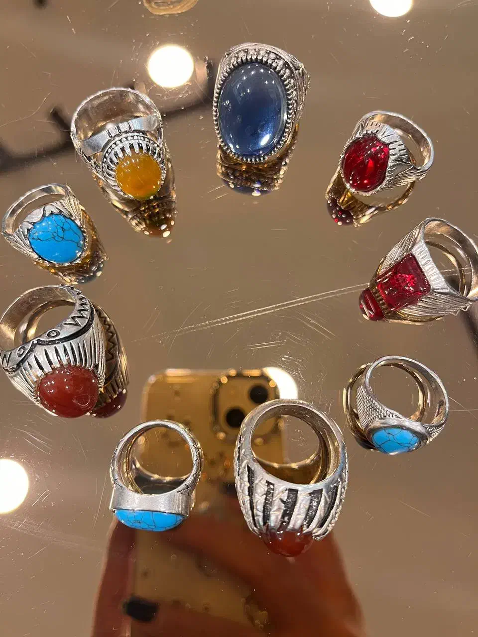 انگشتر مردانه|بدلیجات|ری, شهادت|دیوار