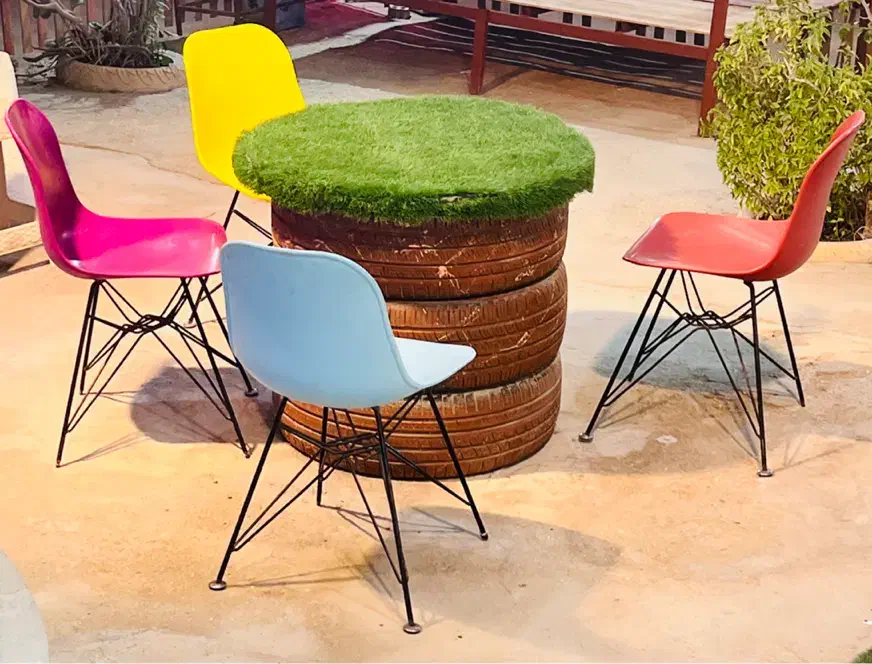 میز و صندلی پایه فلزی|میز و صندلی غذاخوری|قشم, |دیوار