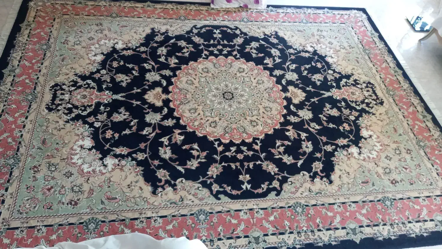 ۲ تخته فرش ۱۲ متری|فرش|چمستان, |دیوار