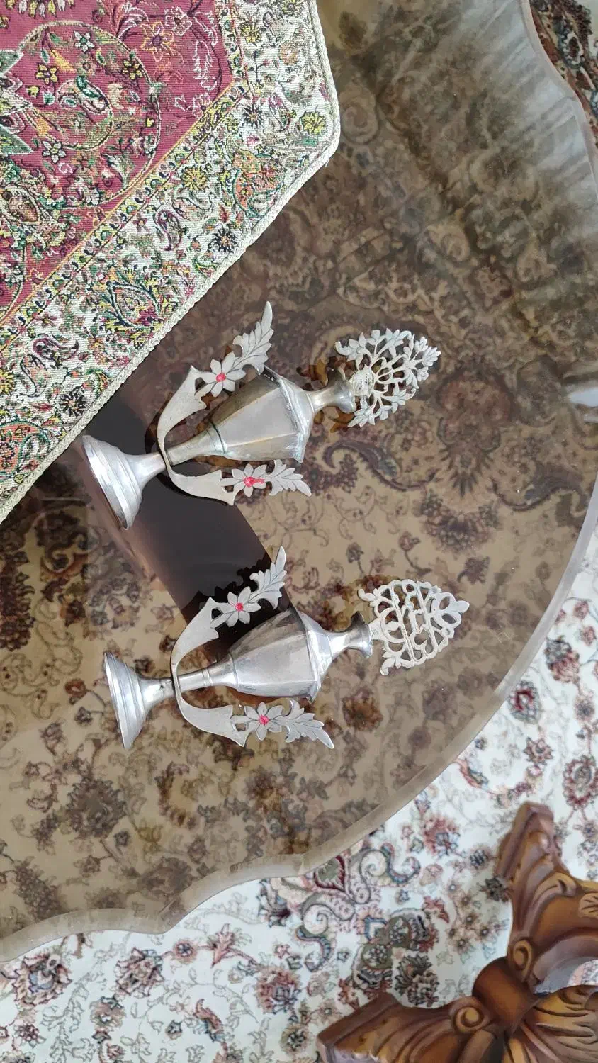 سرمه دان ودیوارکوب برنجی ومسی|کلکسیون اشیاء عتیقه|تهران, اکباتان|دیوار