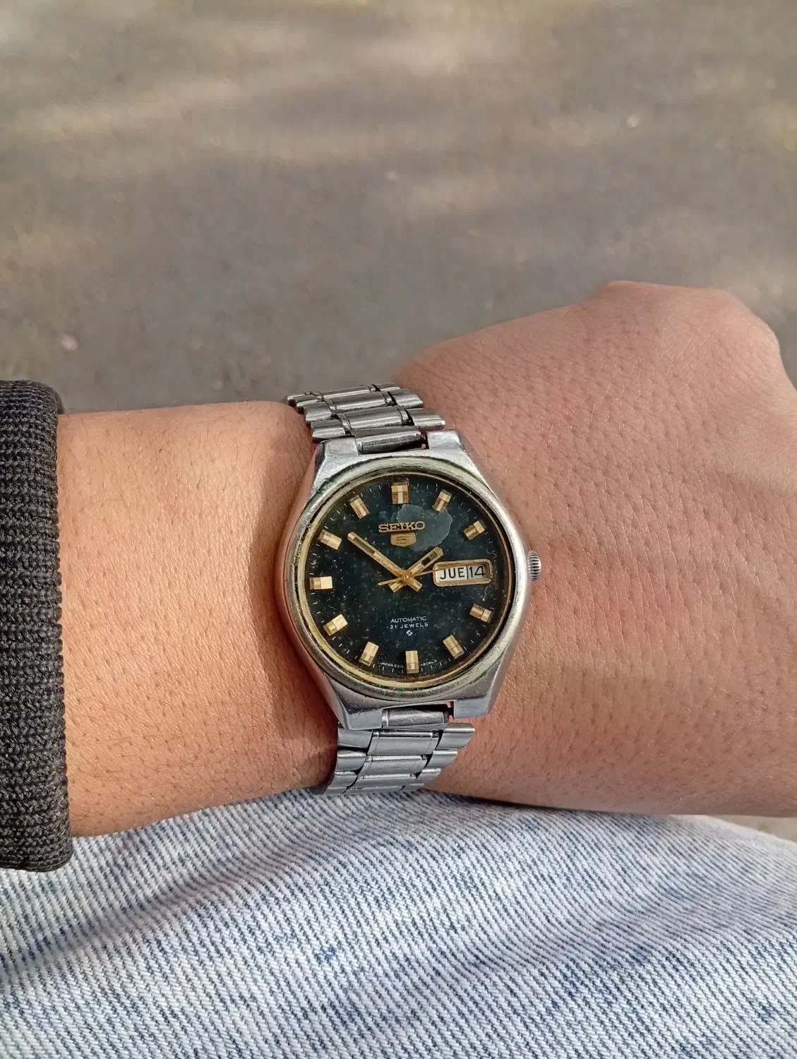 سا.عت سیکو 5 عتیقه ژاپن اصل|ساعت|تبریز, |دیوار