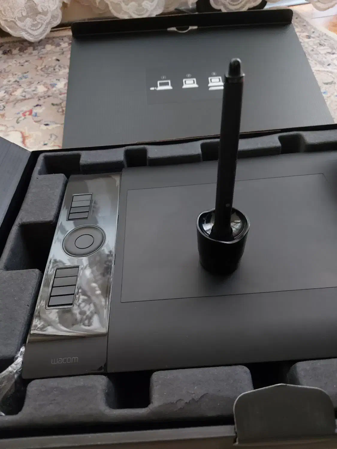 قلم نوری حرفه ای وکام Wacom Intuos PTK-540 wl|قطعات و لوازم جانبی رایانه|تهران, زیبادشت|دیوار