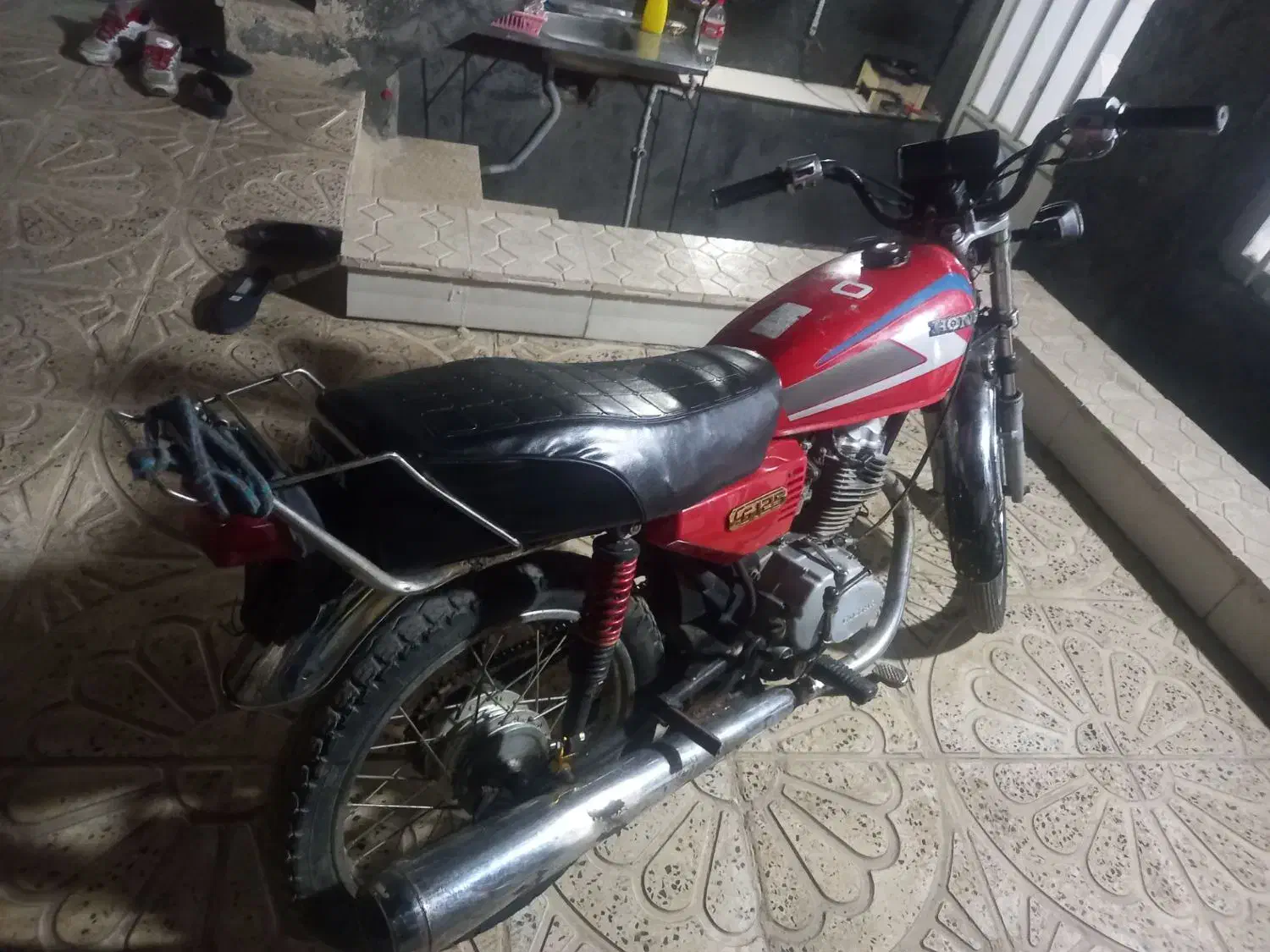 موتور تازه تعمیر مزاییده|موتورسیکلت|هرسین, |دیوار