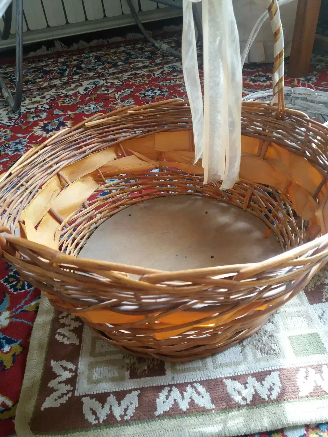 سبد حصیری وبطری تزئینی|صنایع دستی و سایر لوازم تزئینی|مشهد, هفت تیر (حافظ)|دیوار