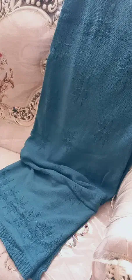 شال مبل دو نفره نو|رختخواب، بالش، پتو|ساوه, |دیوار