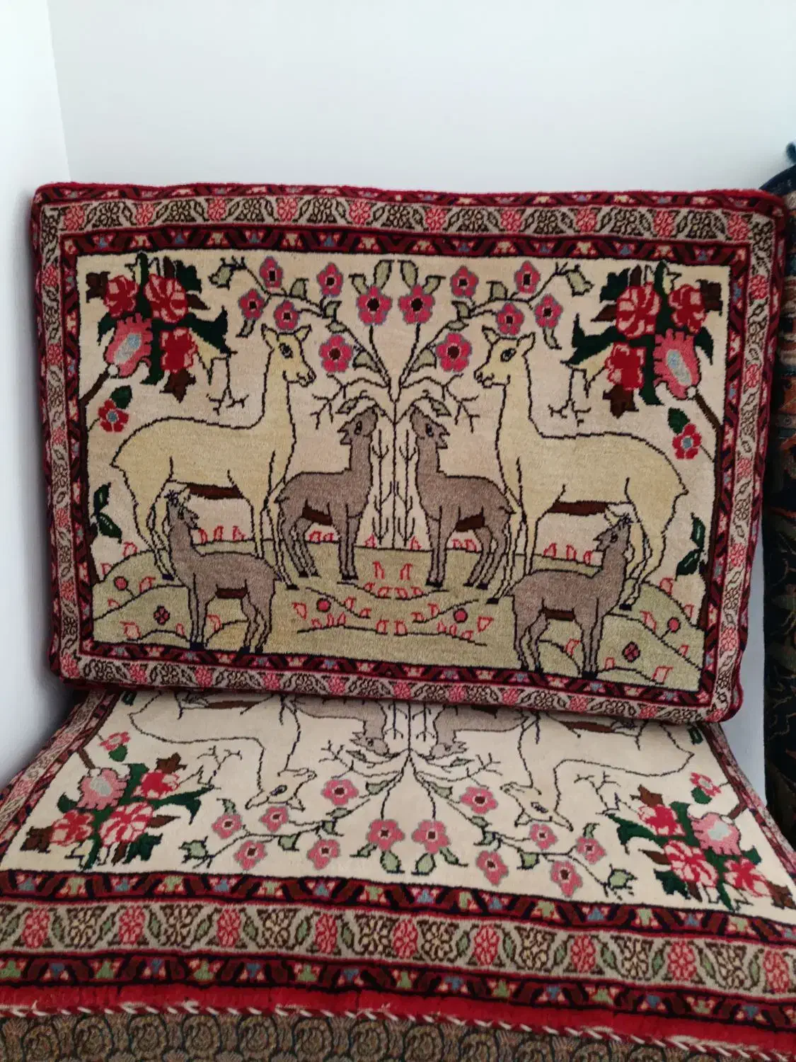 پشتی دست بافت|پشتی|سنندج, |دیوار