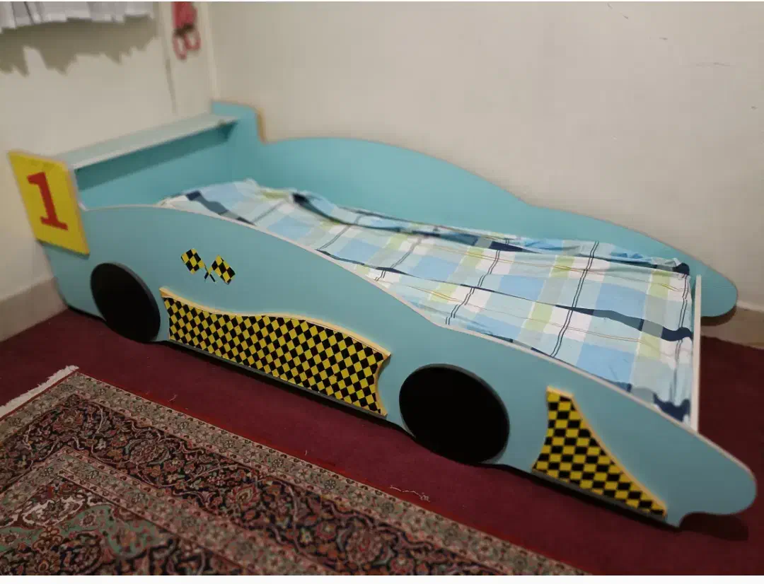 تخت و کتابخانه کودک|تخت و سرویس خواب|شیراز, تاچارا|دیوار