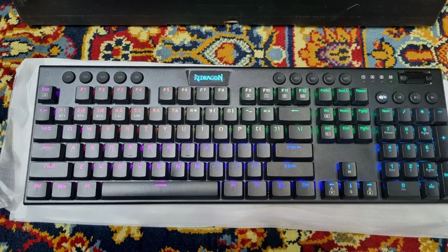 کیبورد مخصوص بازی ردراگون مدل K618-RGB سوییچ آبی|قطعات و لوازم جانبی رایانه|تهران, حکمت|دیوار