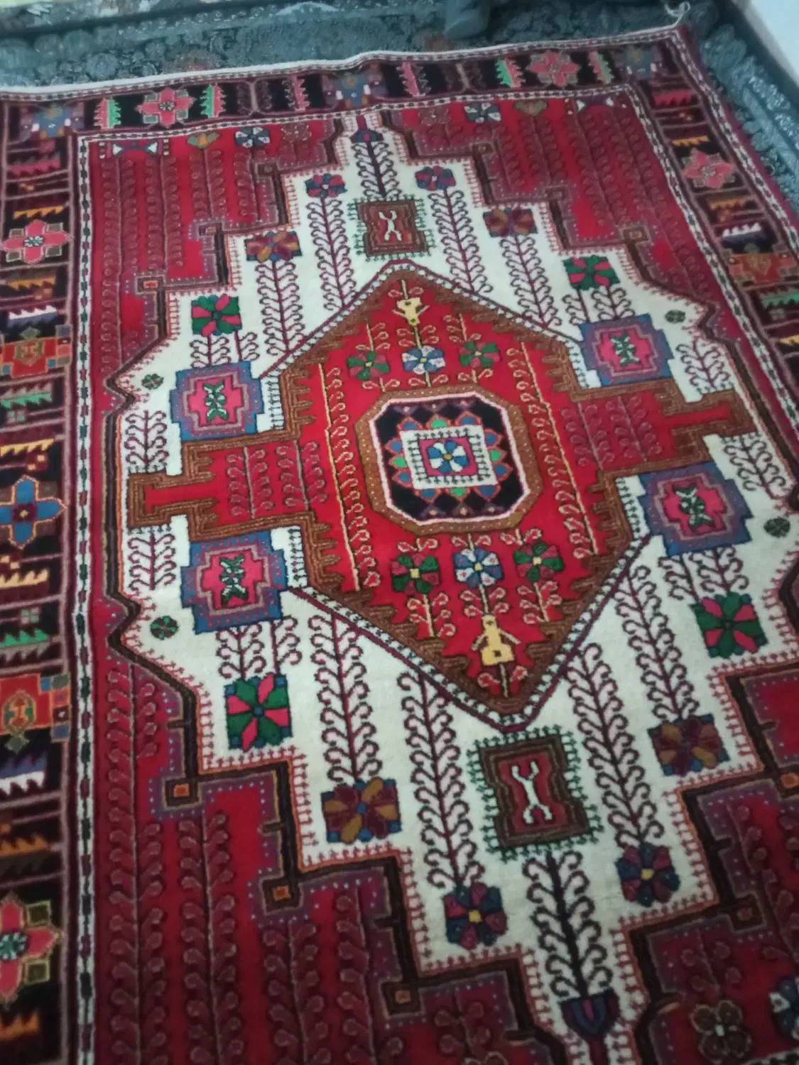 قالی دستبافت|فرش|نهاوند, |دیوار