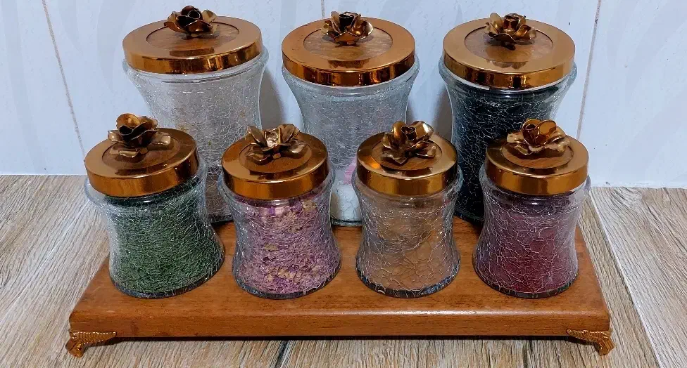 پاسماوری آبگز ۸ تکه استند چوب|ظروف نگهدارنده، پلاستیکی، یکبارمصرف|اراک, |دیوار