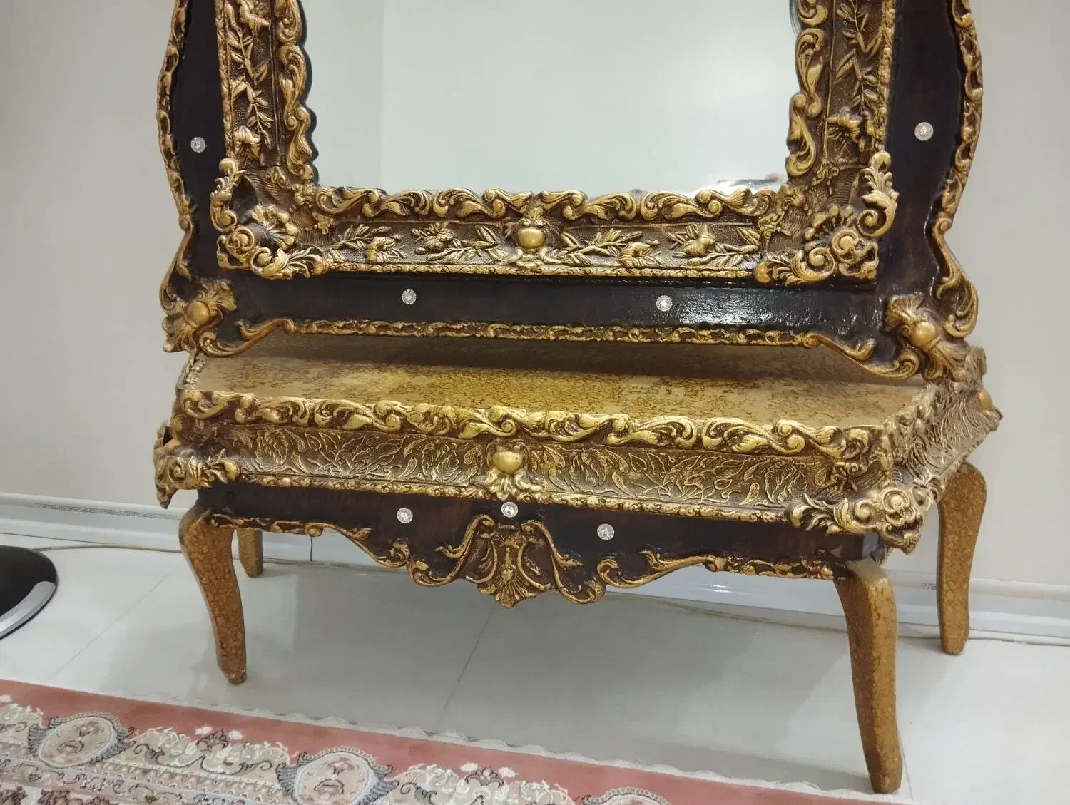 اینه شمعدان سلطنتی|بوفه، ویترین، کنسول|قم, عمار یاسر|دیوار