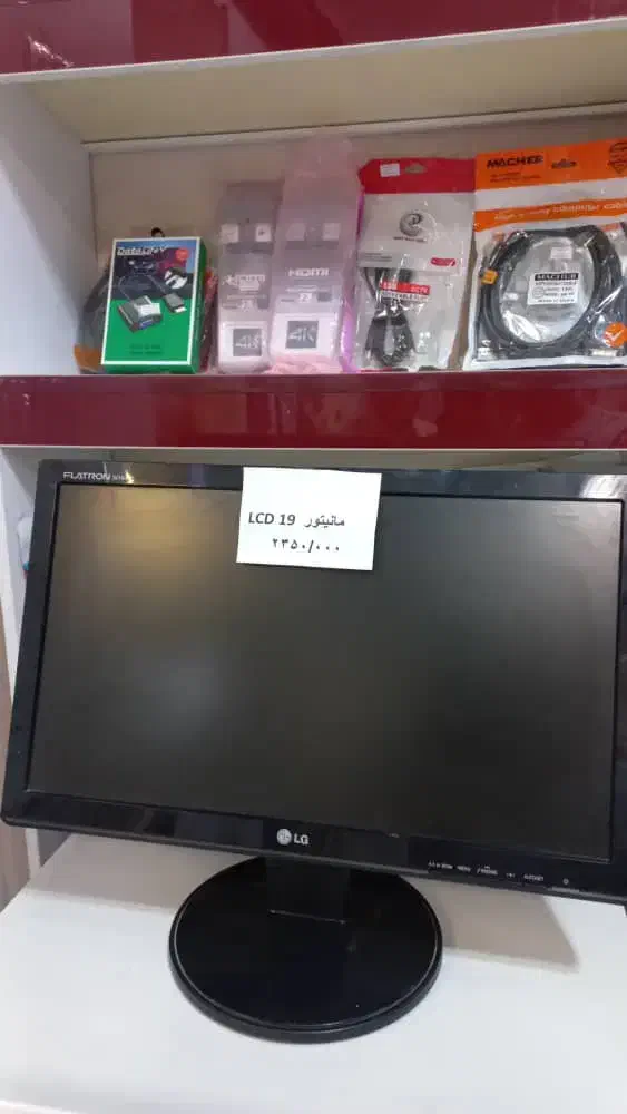 مانیتور 19 اینچ 2 عدد|قطعات و لوازم جانبی رایانه|هشتگرد, فاز ۲ مهستان|دیوار
