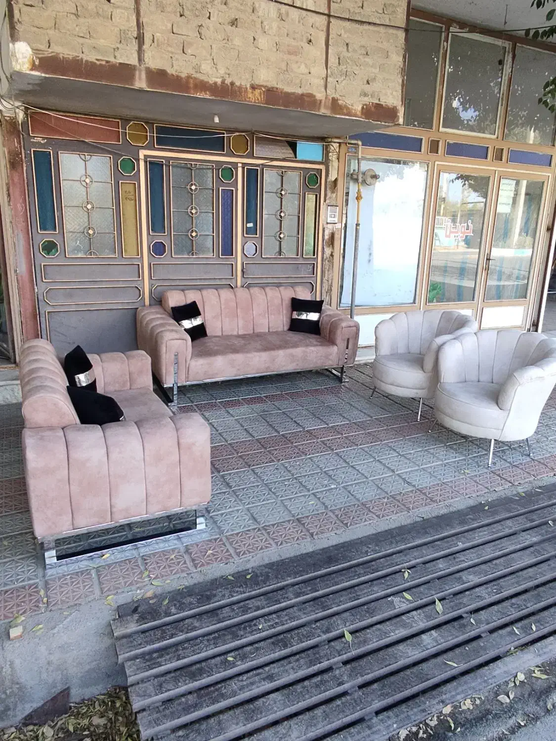 مبل صدفی|مبلمان خانگی و میز عسلی|گلپایگان, |دیوار