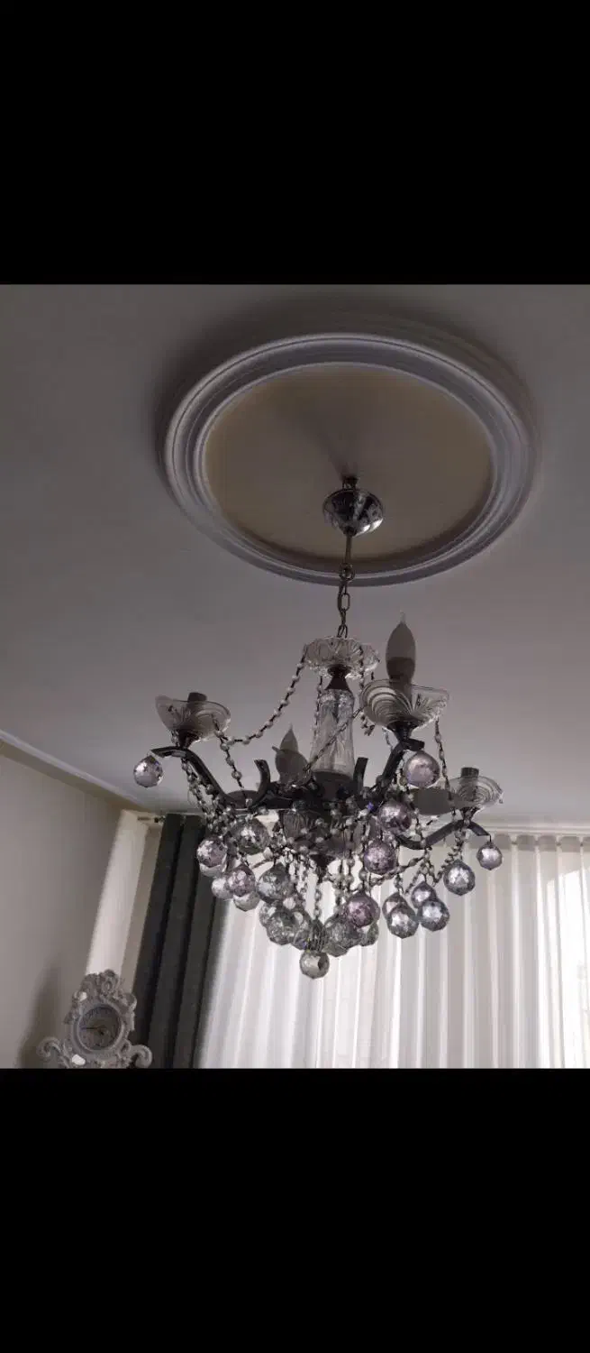 لوستر کریستال|لوستر و چراغ آویز|اندیشه, اندیشه فاز ۱|دیوار