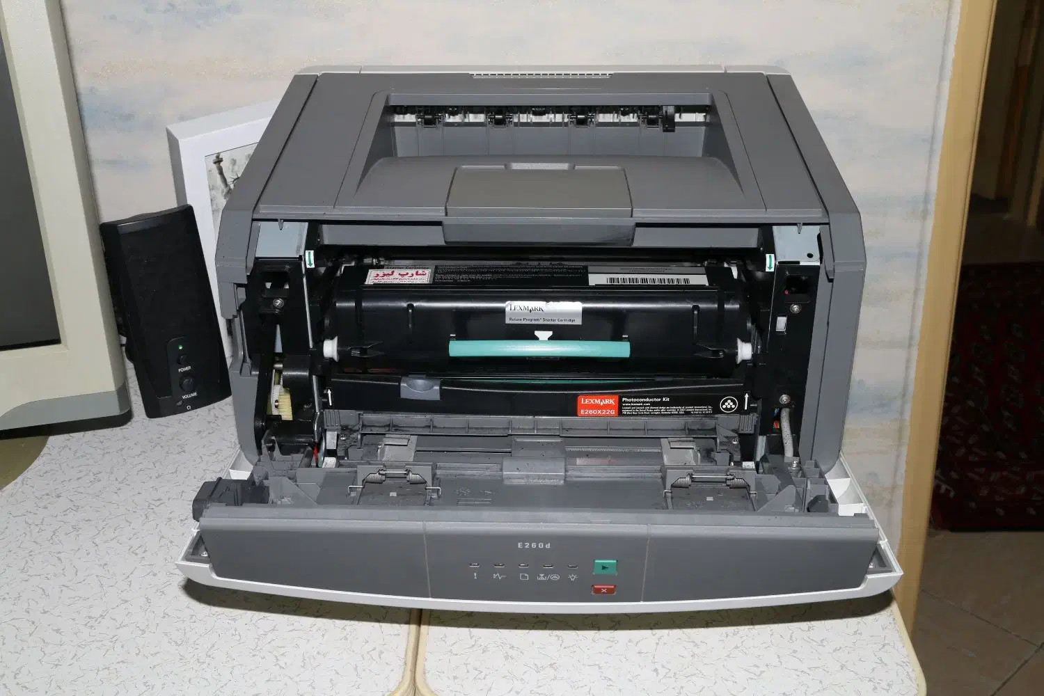 پرینتر لیزری لکسمارک مدل e260d|پرینتر، اسکنر، کپی، فکس|رشت, گلسار|دیوار